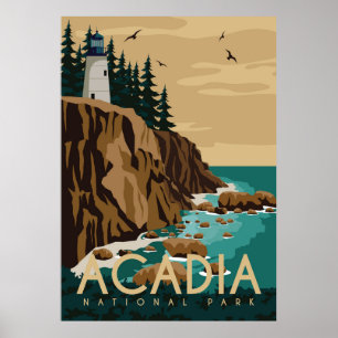 Acadia National Park Poster