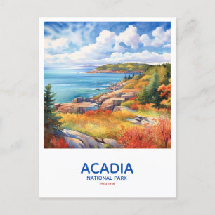 Acadia National Park Save the Date Postcard