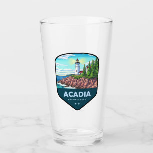 Acadia National Park Shield Glass