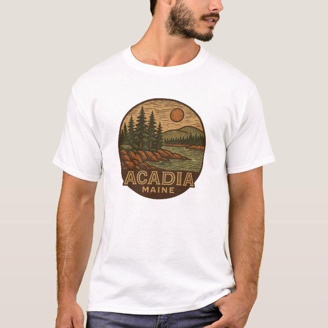 Acadia National Park T-Shirt – Graphic Tee (Front)