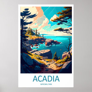 Acadia National Park Travel Print Wall Art Acadia