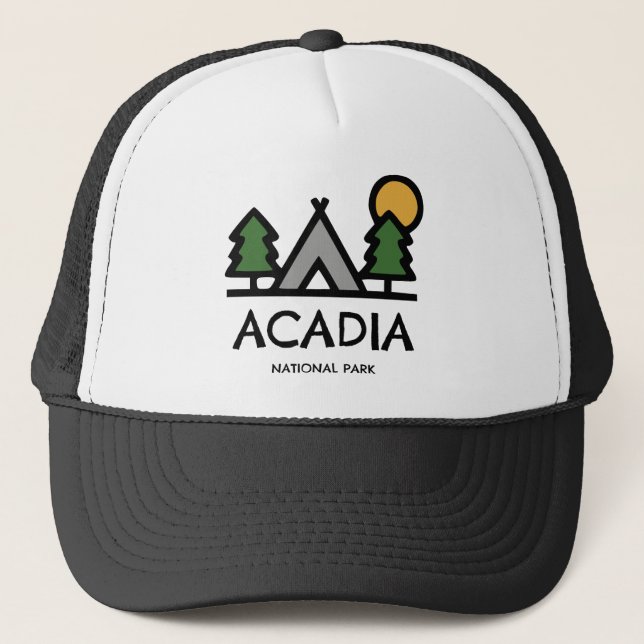 Acadia National Park Trucker Hat (Front)
