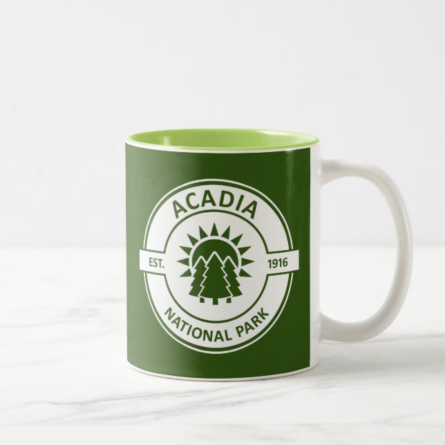 Acadia National Park Two-Tone Coffee Mug (Right)
