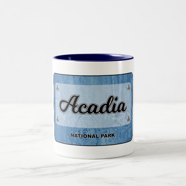 Acadia National Park Two-Tone Coffee Mug (Center)