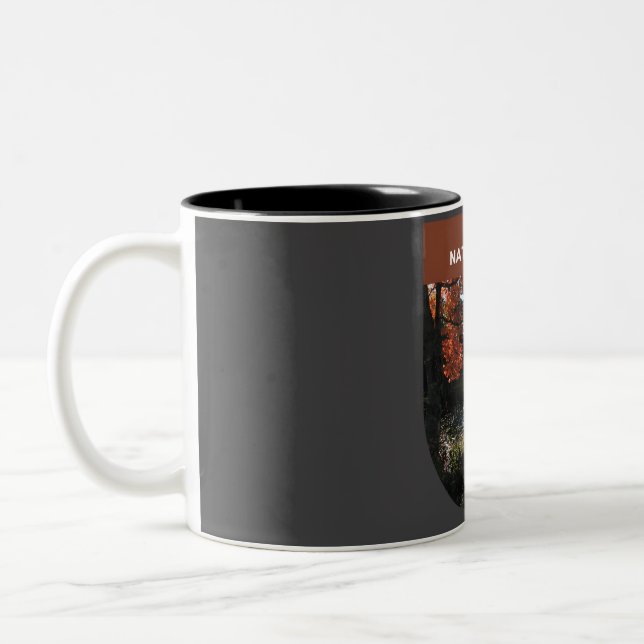 Acadia National Park  Two-Tone Coffee Mug (Left)