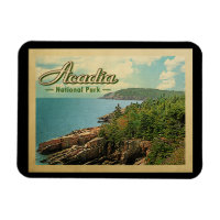 Acadia National Park Vintage Travel