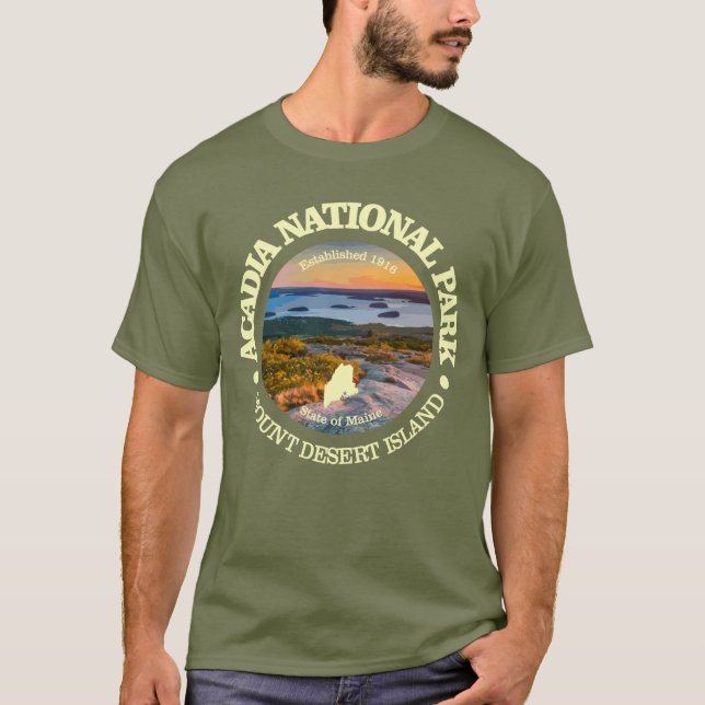 Acadia NP (Cadillac Mtn) T-Shirt (Front)