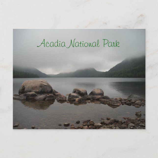 Acadia Park-Jordan Pond Postcard (Front)