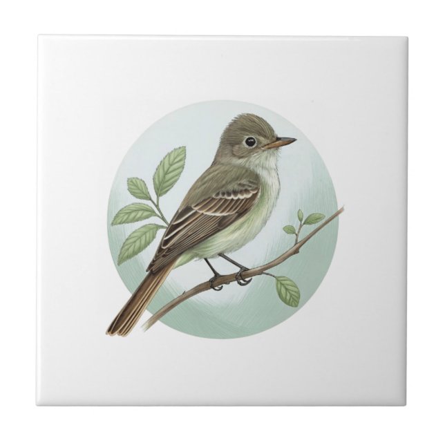  Acadian Flycatcher Tile (Front)