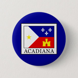 Acadiana 6 Cm Round Badge