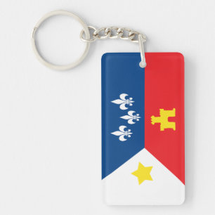 Acadiana Cajun Flag Key Ring