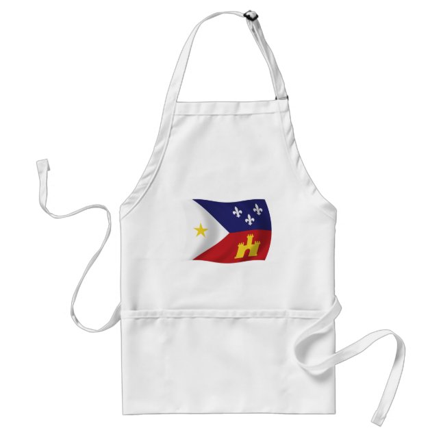 Acadiana Flag Apron (Front)