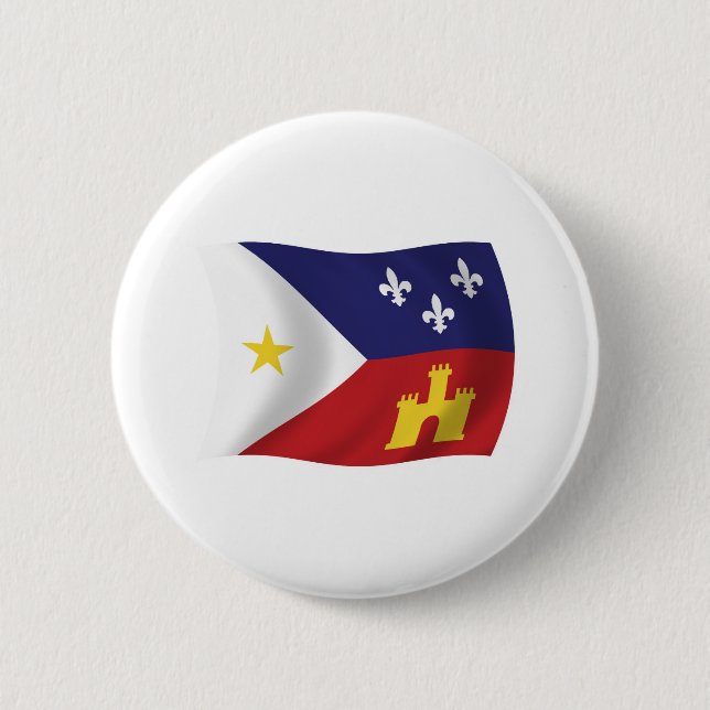 Acadiana Flag Button (Front)
