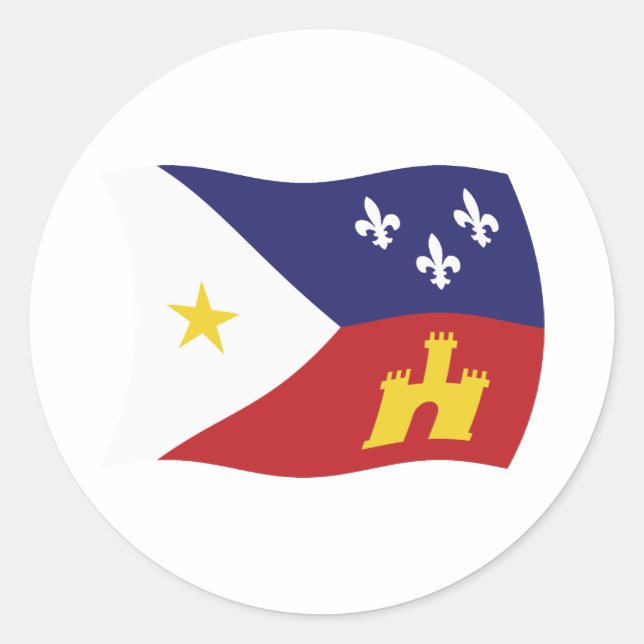 Acadiana Flag Sticker (Front)