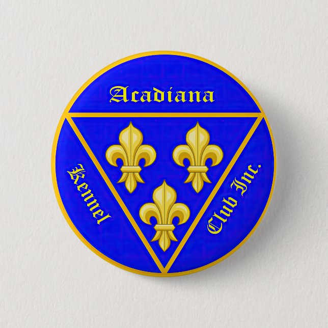 Acadiana Kennel Club Button (Front)
