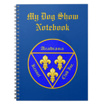 Acadiana Kennel Club Logo Notebook