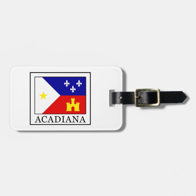 Acadiana Luggage Tag (Front Horizontal)