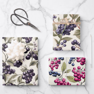 Acai Wrapping Paper Sheet