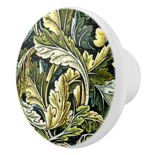 Acanthus, a William Morris pattern, Ceramic Knob