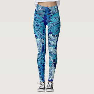 Acanthus Blue, William Morris Leggings