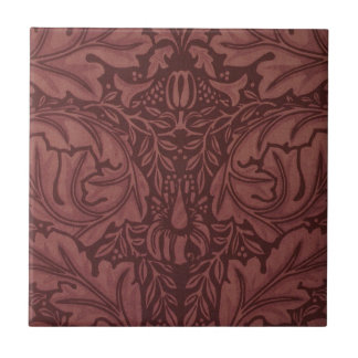Acanthus by William Morris, Vintage Floral Textile Tile