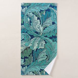 Acanthus Green, William Morris Bath Towel