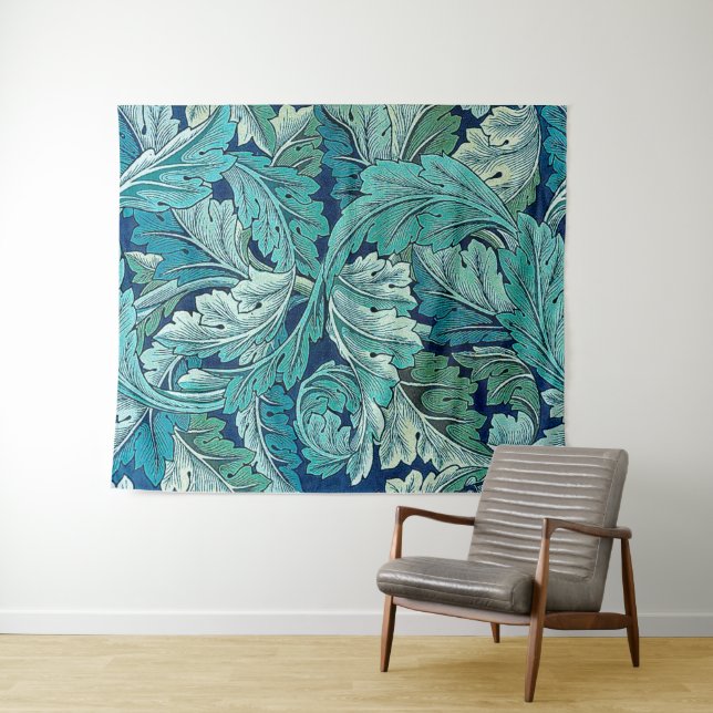 Acanthus Green, William Morris Tapestry (In Situ (Horizontal))