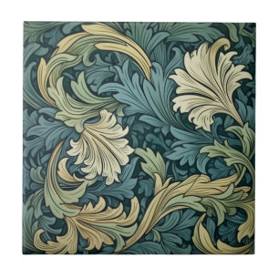 Acanthus Leaf Pattern Tile