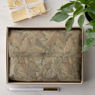 Acanthus Leaves by William Morris, Antique Textile Tissue Paper