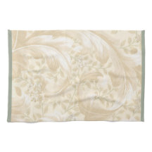 Acanthus Leaves in Soft Beige