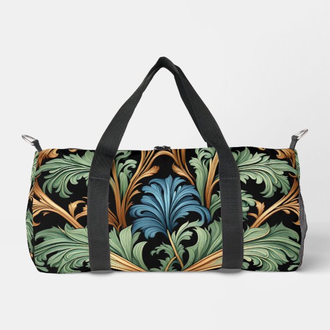 Acanthus Leaves (Small) Duffle Bag (Front)