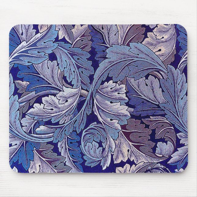 Acanthus Purple Mouse Mat (Front)