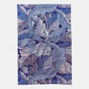 Acanthus Purple, William Morris Tea Towel