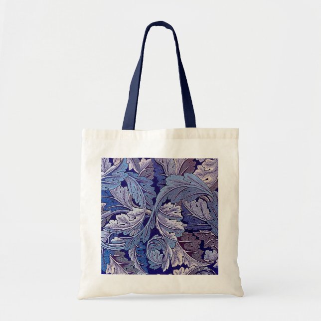 Acanthus Purple, William Morris Tote Bag (Front)