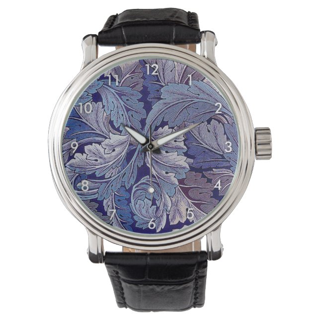 Acanthus Purple, William Morris Watch (Front)