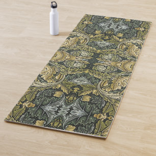 Acanthus Vintage Floral Pattern by William Morris Yoga Mat