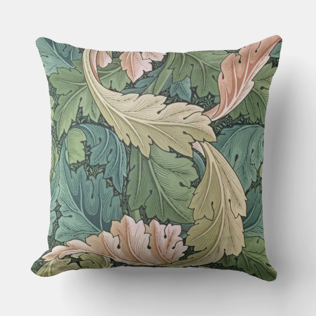 'Acanthus' wallpaper design, 1875 Cushion (Front)