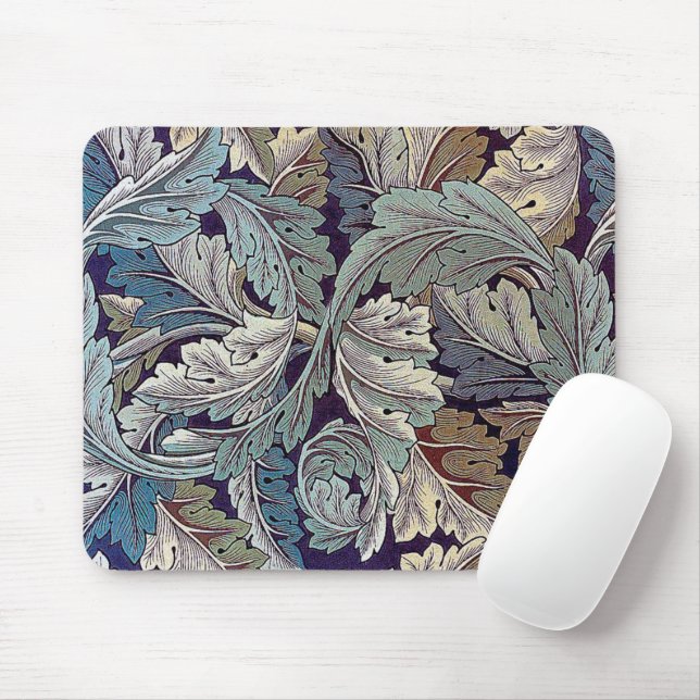 Acanthus, William Morris Mouse Mat (With Mouse)