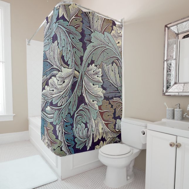 Acanthus, William Morris Shower Curtain (In Situ)
