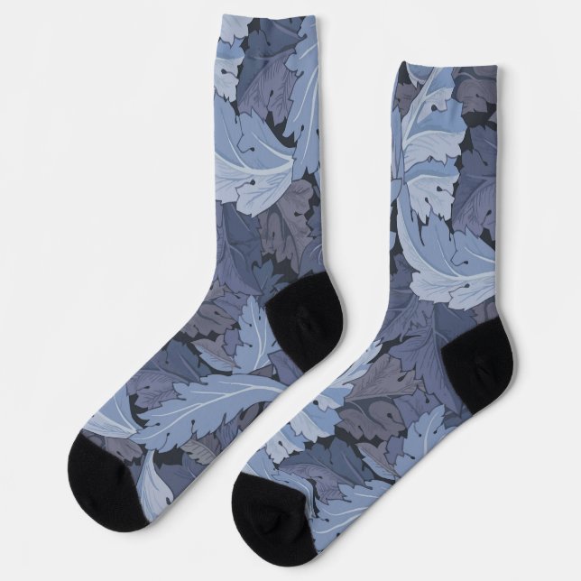 Acanthus, William Morris Socks (Left)