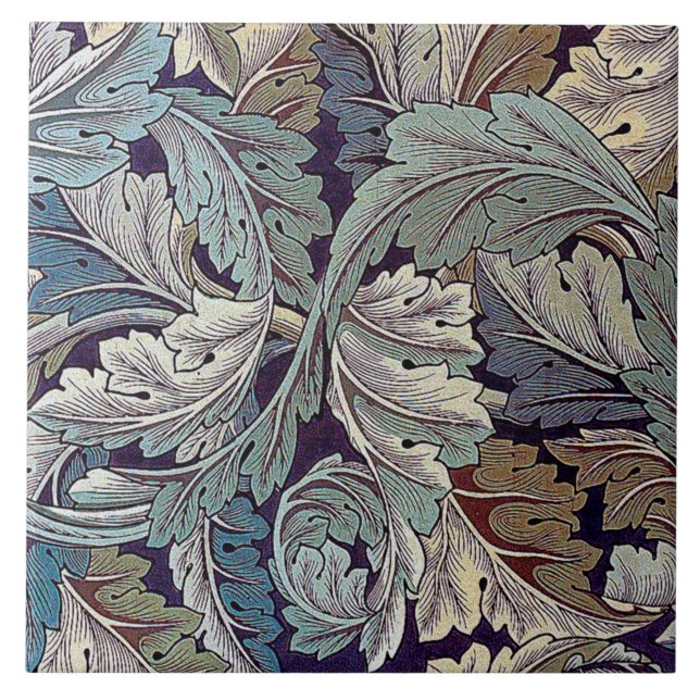 Acanthus, William Morris Tile (Front)