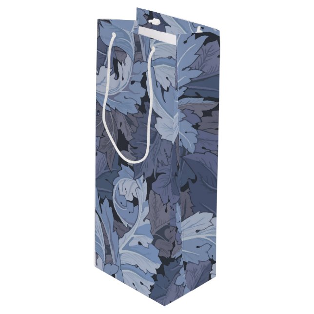 Acanthus, William Morris Wine Gift Bag (Front Angled)