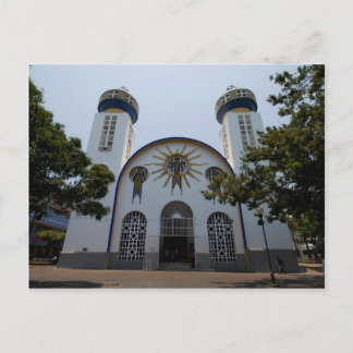Acapulco cathedral postcard