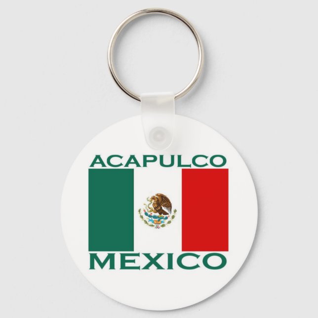 Acapulco, Mexico Key Ring (Front)