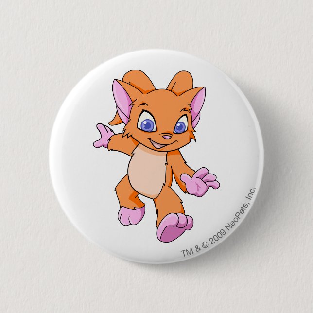 Acara Orange 6 Cm Round Badge (Front)