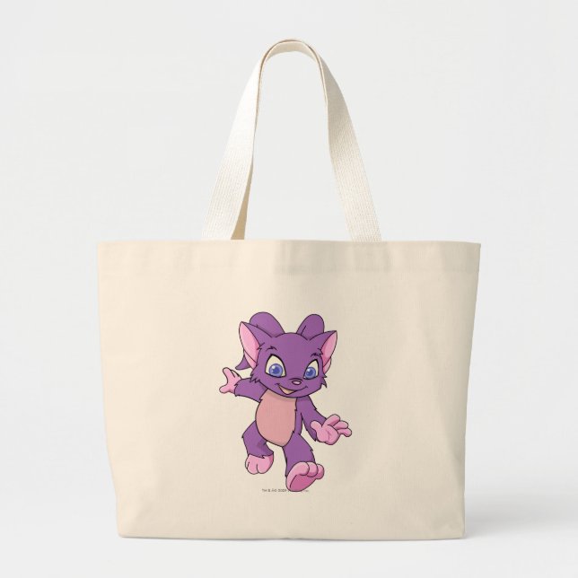 Acara Purple Large Tote Bag (Front)