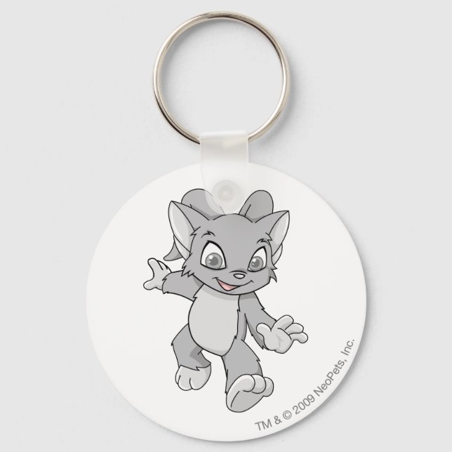 Acara Silver Key Ring (Front)