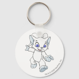 Acara White Key Ring