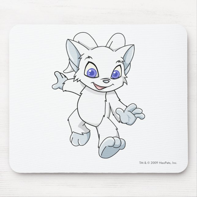 Acara White Mouse Mat (Front)