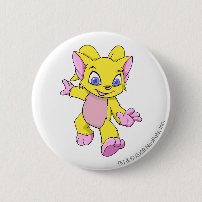 Acara Yellow 6 Cm Round Badge (Front)